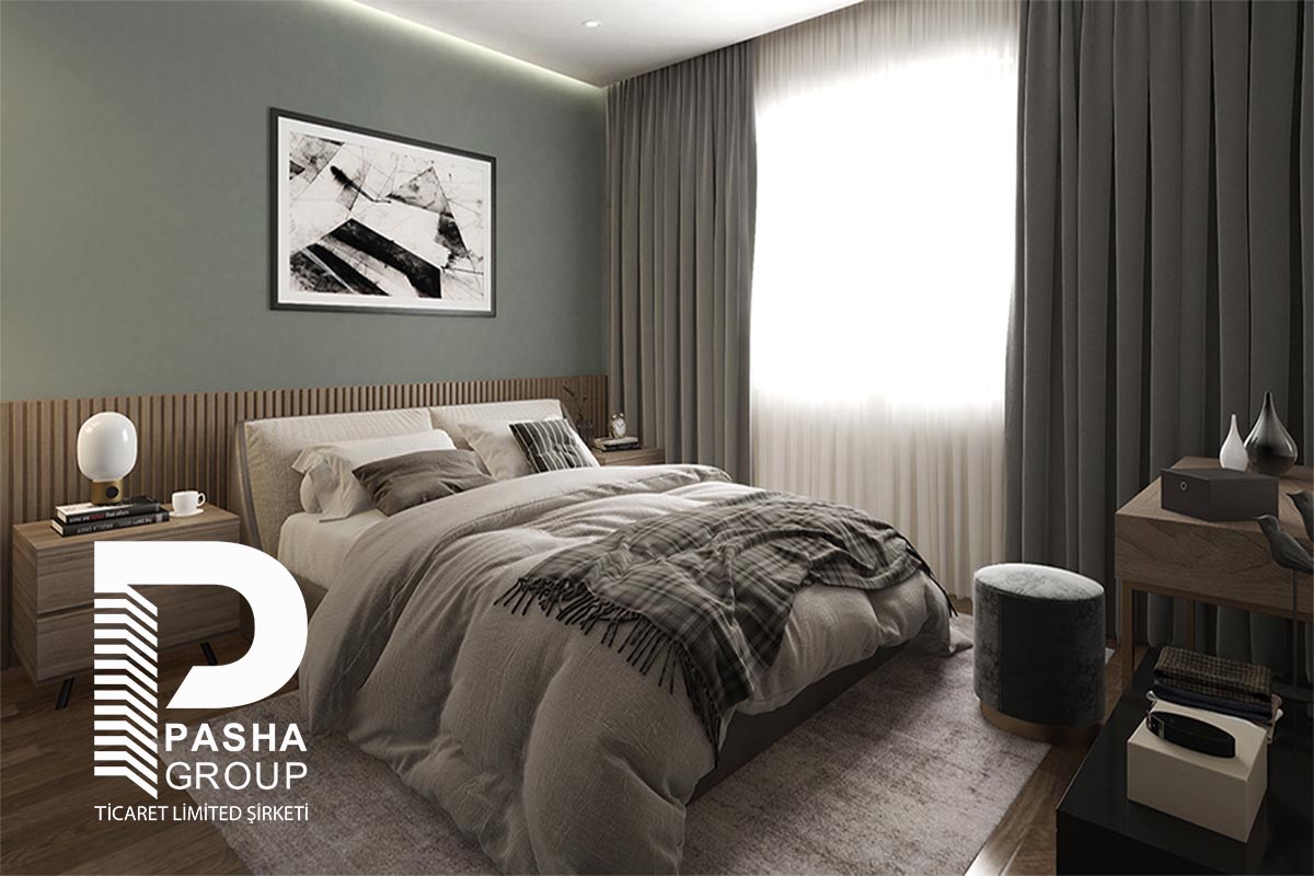 master bedroom in Kâğıthane Istanbul