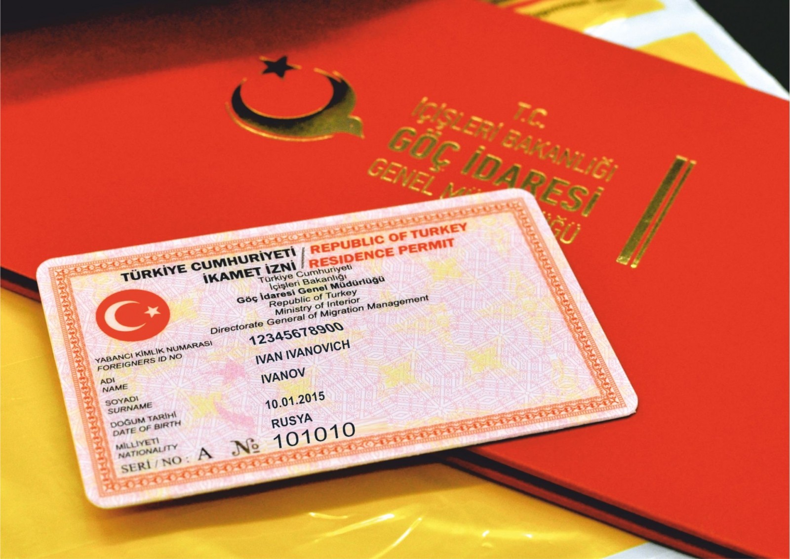 residence permit type Turkey 2022